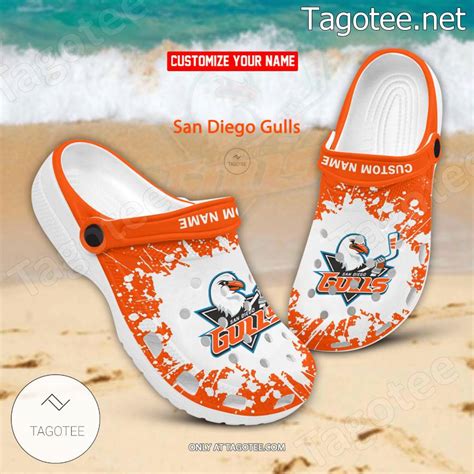 San Diego Gulls Logo Crocs Clogs - BiShop - Tagotee