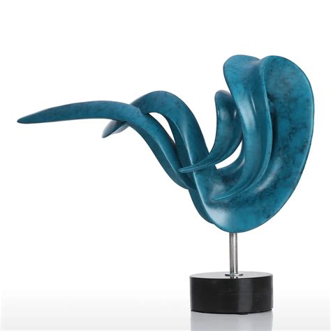 Tooarts Tomfeel Figurine Setting Posture Craft Modern Style Artificial Sculpture Abstract ...