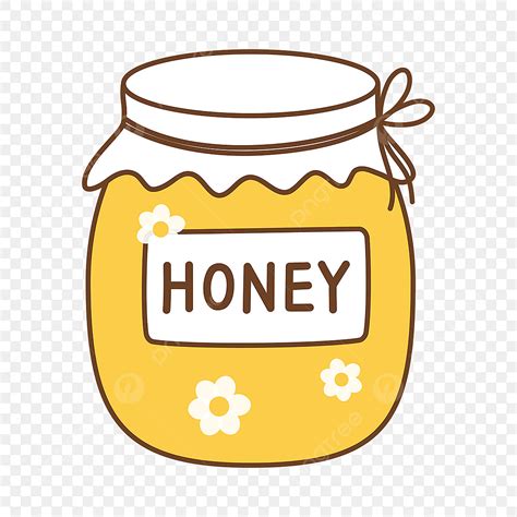 Cute Honey Bee Clipart Hd PNG, Cute Simple Honey Clip Art, Honey Clip ...