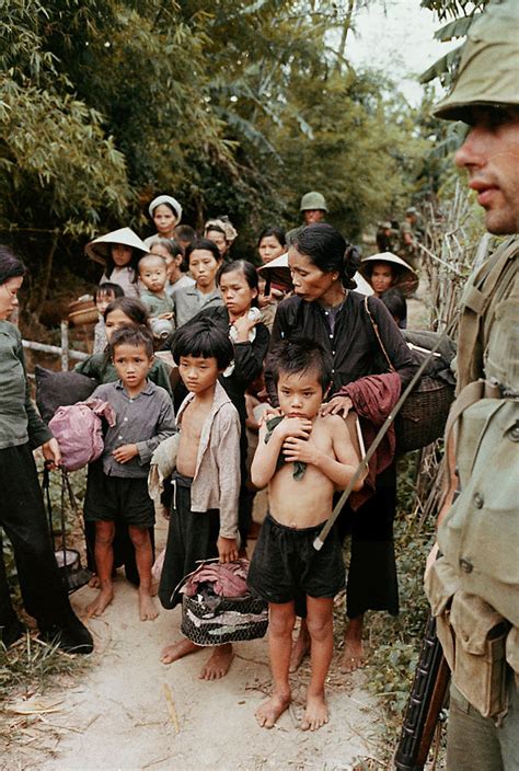 Vietnam War 1966 - American Marines Guarding Vietnamese Vi… | Flickr