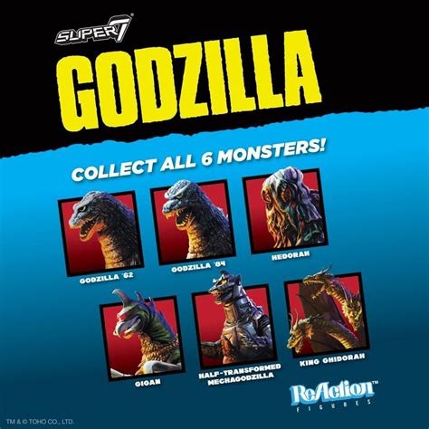 Super7 Godzilla Toho Reaction Wave 2 Preview - The Toyark - News