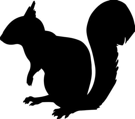Squirrel Silhouette Free Stock Photo - Public Domain Pictures