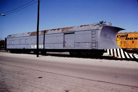 Vintage Train Car on Tracks