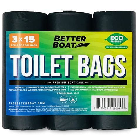 Portable Toilet Bags | Compostable Toilet Bags | Better Boat