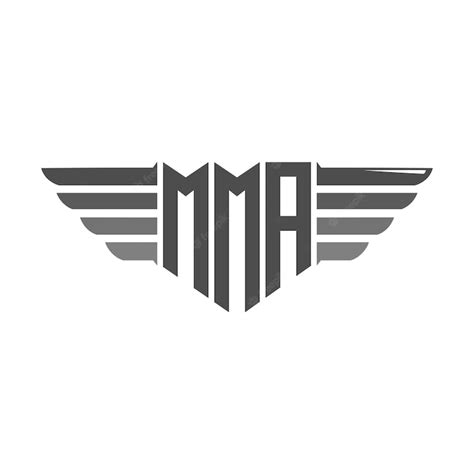 Premium Vector | Initial mma logo design