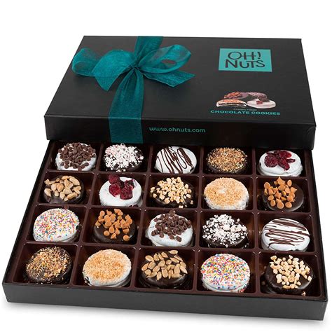 best chocolate gifts, Oh! Nuts Chocolate Covered Cookie Gift Baskets ...