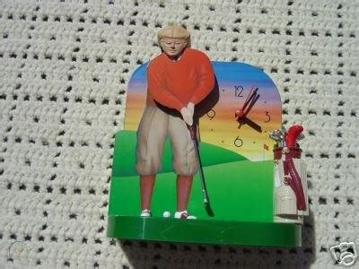 1996 THE ORIGINAL GOLF CLOCK- GOLFER NOVELTY CLOCK | #22838728