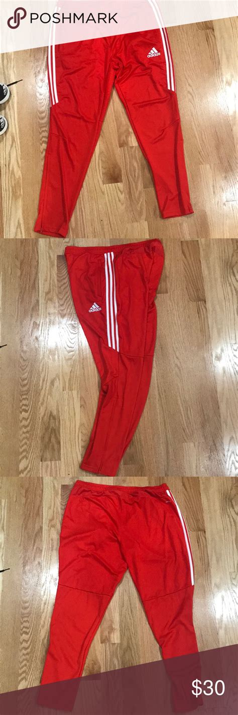 Red Adidas Jogger Pants (XL) | Red adidas joggers, Red adidas, Adidas ...