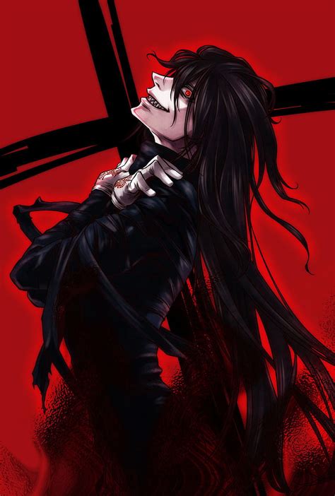 Alucard, anime, hellsing, hellsing abridged, hellsing ultimate, vampire, HD phone wallpaper | Peakpx