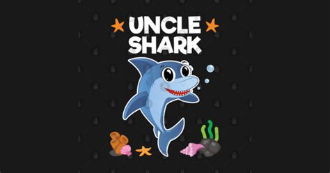 Uncle Shark Birthday Gift - Uncle - Crewneck Sweatshirt | TeePublic