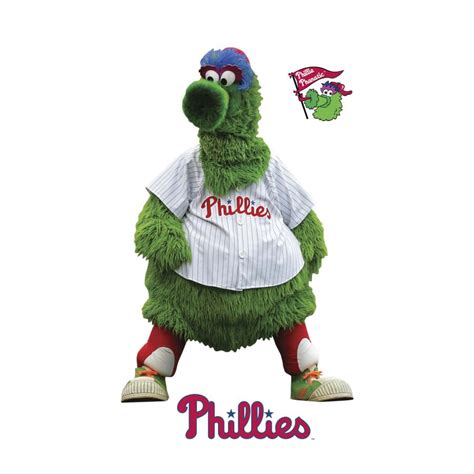 Phillie Phanatic is the official mascot of the Philadelphia Phillies | Phillies, Philadelphia ...