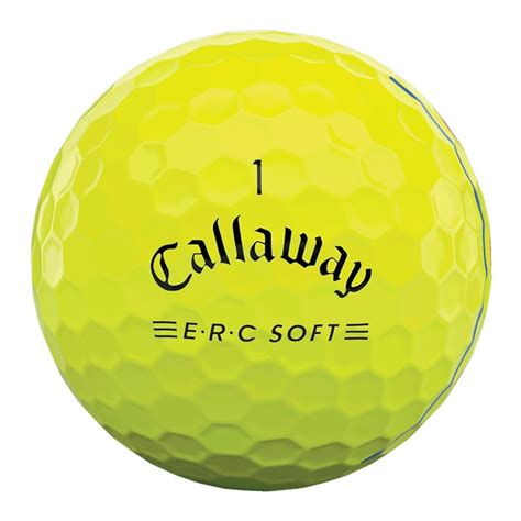 Callaway ERC Soft Triple Track 21 Yellow 1 Dozen Golf Balls at ...