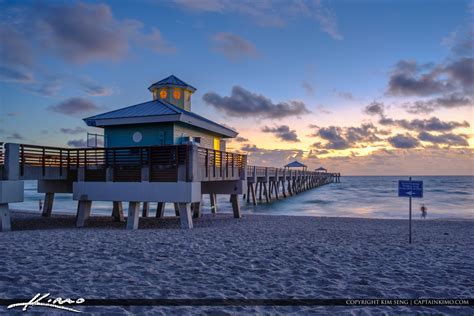 Juno Beach Pier Sunrise | Royal Stock Photo