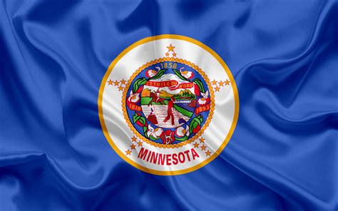 Download wallpapers Minnesota Flag, flags of States, flag State of Minnesota, USA, state ...