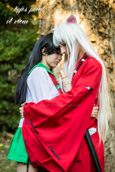 Kagome and Inuyasha hug! by TemyNyan on DeviantArt