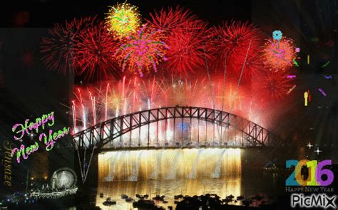 Sydney fireworks 2 new year celebration - Free animated GIF - PicMix