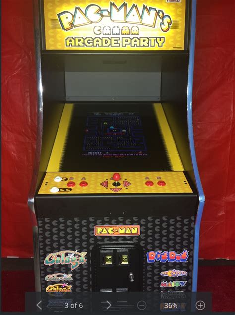 Classic Pac Man Arcade Game - Over 21 Party Rentals