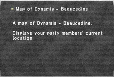 Map of Dynamis - Beaucedine - Gamer Escape's Final Fantasy XI wiki ...