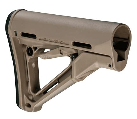 Magpul MAG310-FDE CTR Carbine Stock Flat Dark Earth Synthetic for AR-15 M16 M4 with Mil-Spec ...