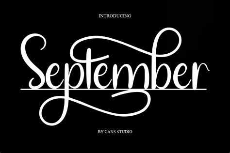 Download September Font for FREE - Font Studio