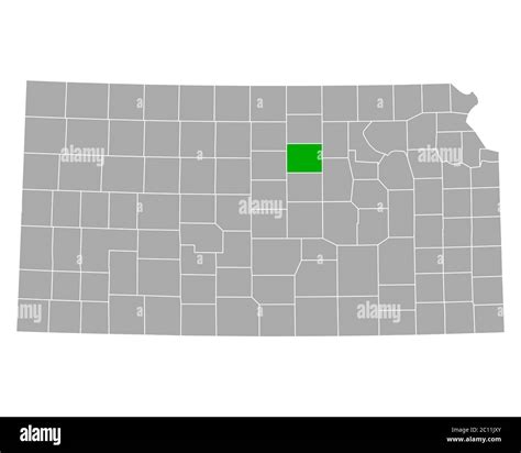 Map of Ottawa in Kansas Stock Photo - Alamy