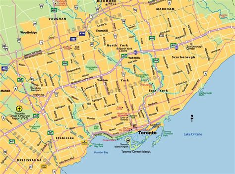 Large Toronto Maps for Free Download and Print | High-Resolution and Detailed Maps