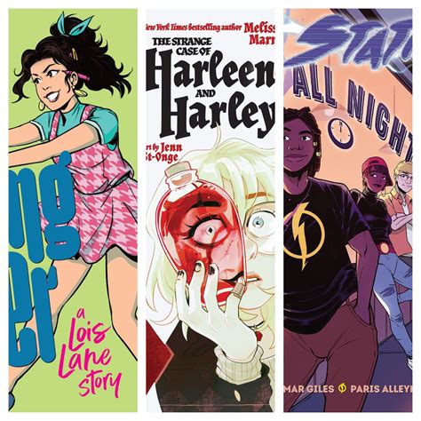 New YA Harley Quinn, Static, and Lois Lane graphic novels coming Spring ...