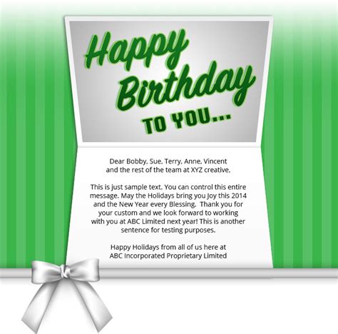 Corporate Birthday eCards | Employees & Clients Happy Birthday Cards