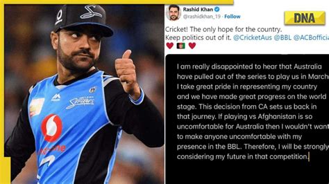 'Will strongly consider BBL future': Rashid Khan reacts after Australia ...