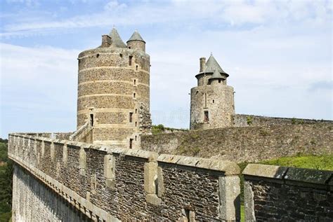 Fougeres castle stock photo. Image of castle, walls, ancient - 32891250