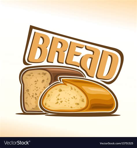 Logo bread Royalty Free Vector Image - VectorStock