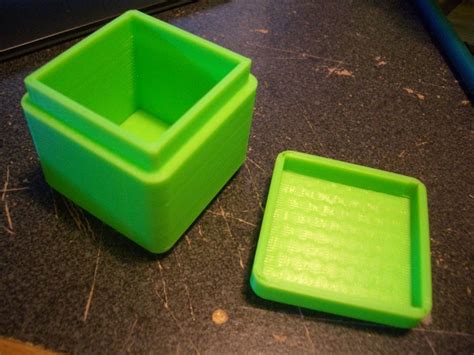 Box and Lid by JinxTheRabbit. | 3d printer, 3d printing, Lidded