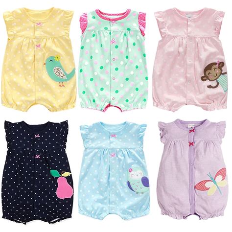 New Born Baby Clothes Cotton Baby Girl Clothes 2017 Summer Infant Girl ...