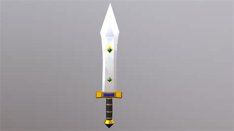 Low poly sword - 3D model by faucehierro [49ece81] - Sketchfab