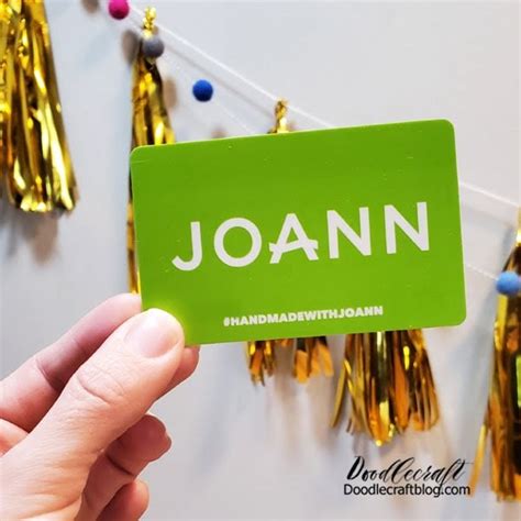 JoAnn Gift Card Giveaway: Birthday Celebration Week!