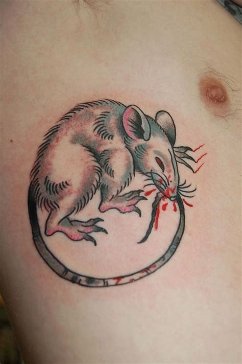 Pin by ♡ ghostly ♡ on ♡ tattoos ♡ | Street tattoo, Rat tattoo, Spooky tattoos