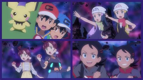 Two Ash, Two Dawn, Two Chloe & Two Goh VS Alternate Team Rocket ...