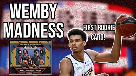 🚨THE FIRST WEMBY ROOKIE CARDS🚨 2023 PANINI PRIZM DRAFT PICKS BASKETBALL ...