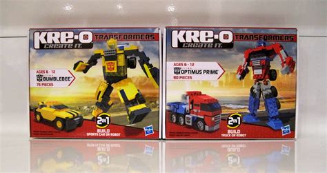 1 Toy: KRE-O Transformers Optimus Prime & Bumblebee In Stock Now!!!