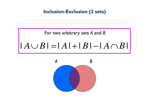 PPT - Inclusion-Exclusion Principle PowerPoint Presentation, free ...