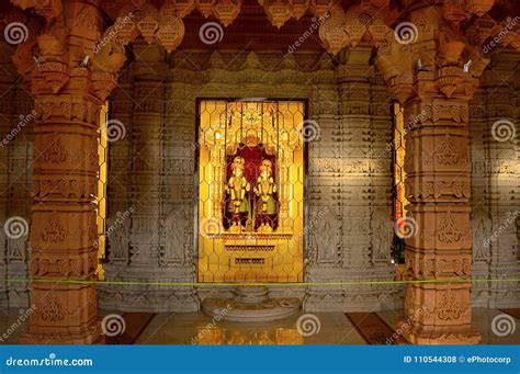 Inside View of BAPS Shri Swaminarayan Mandir Pune Stock Photo - Image of exterior, hindu: 110544308