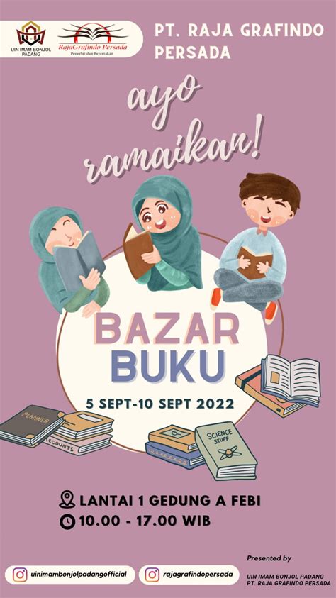 Undangan Bazar Buku FEBI – UIN IB Padang