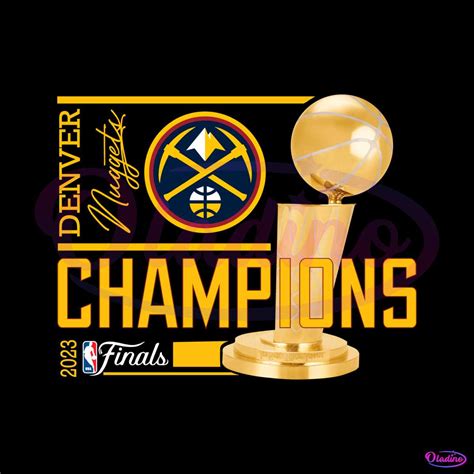 Denver Nuggets Champions NBA Finals 2023 Png Silhouette Files
