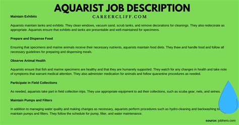 How To Become An Aquarist? Career, Duties, Salary - CareerCliff