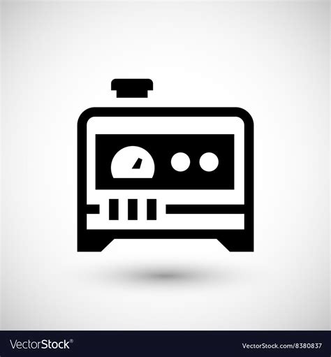 Electric generator icon Royalty Free Vector Image