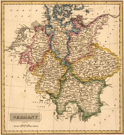 Image result for historical maps germany | Germany map, Antique map art, Map