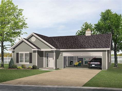 Plan 2225SL: One Story 665 Square Foot Garage Apartment with 600 Square ...