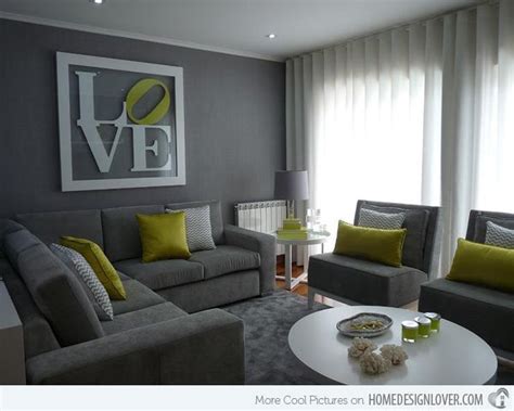 Grey and Green Living Room Ideas