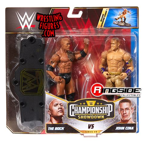 The Rock John Cena WWE Showdown 2-Packs WWE Toy Wrestling Action ...