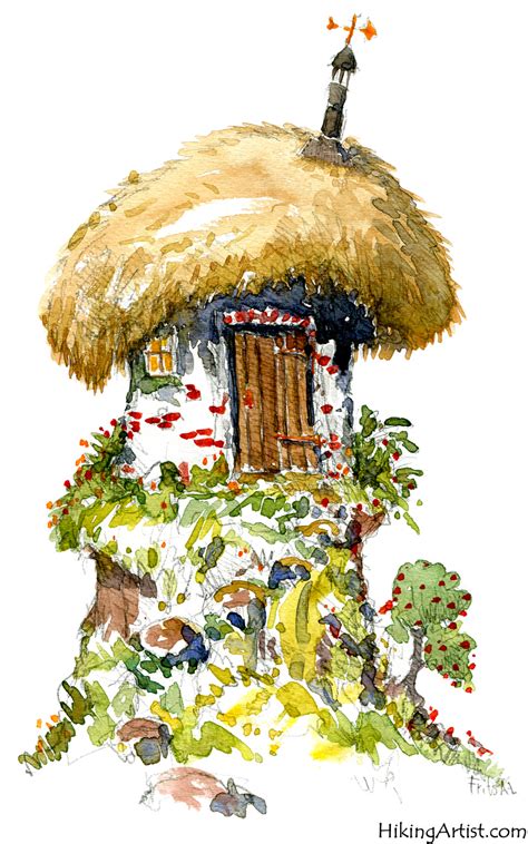 Fairy House Drawing at GetDrawings | Free download